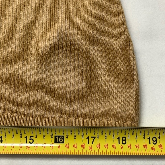 Aritzia Free People Gold Laurel Knitted Mini Skirt Size Small - Picture 7 of 9